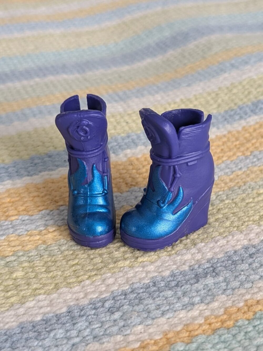 Disney Descendants 3 Mal Blue Flame Boots